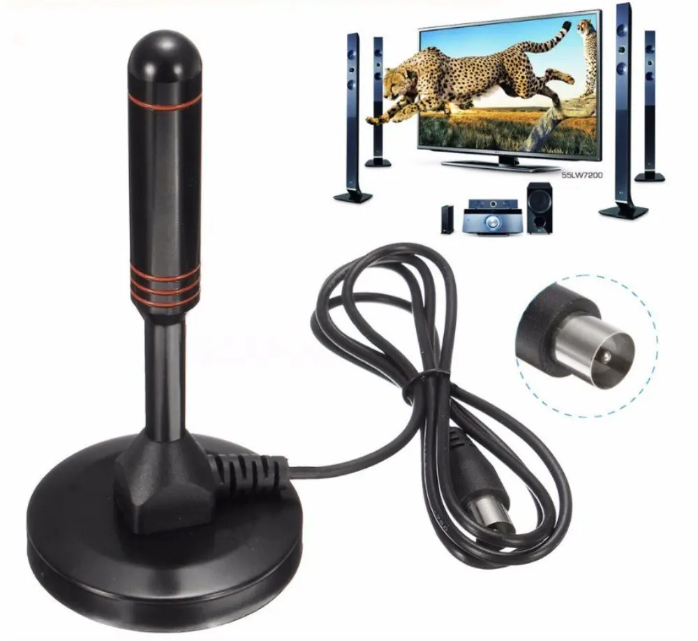 Amazon.com: Magic Stick TV Antenna – Indoor Outdoor TV Antenna Up to 60  Miles Range - Enhanced Antenna TV Digital HD with 2X Signal Boosters - USA  Patented Digital Antenna for HDTV