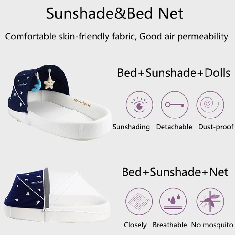 
New foldable massage bed in new foldable fabric baby crib 