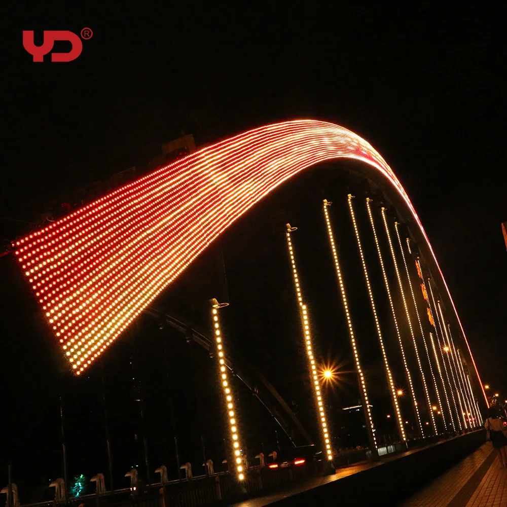 
YD CE FCC waterproof led pixel for bridge lighting decoration 