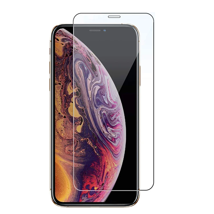 

2019 2.5D clear nano liquid cell mobile phone full size raw material game player all models tempered glass screen protector