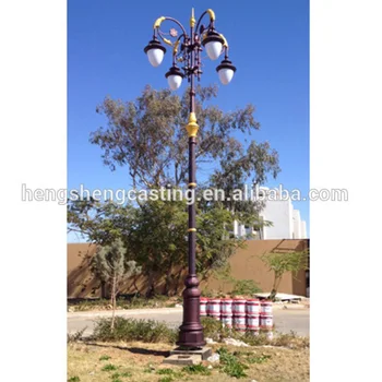 Antique Decorative Cast Iron Saudia Arabian H7 8m Street Lighting