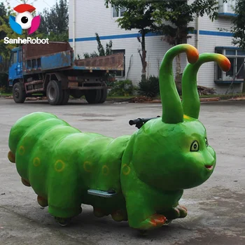 green inchworm ride on toy