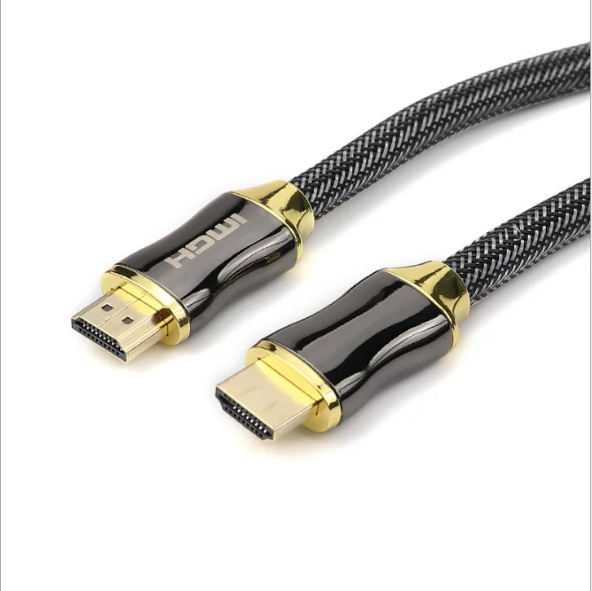 

New item gold plated high speed 4k*2k aluminum alloy hdmi cable, Black
