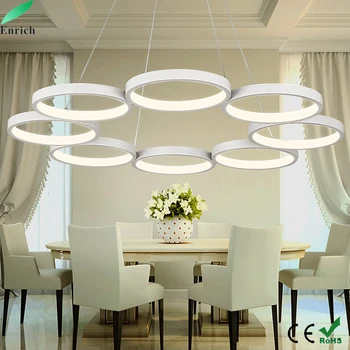 modern circular pendant light