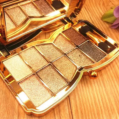 

10Colors flashing diamond eye shadow Naked makeup the earth color diamonds shine