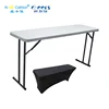 rectangle white office plastic folding conference/seminar/training table for events