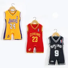 baby clothes summer jumpsuit Laker Baby Boys Rompers Basketball sports romper