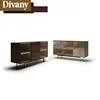 Modern Wood Serving Buffet with Storage cabinet