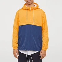 

OHMYJUST Custom High streetwear color block windbreaker hoodie jacket