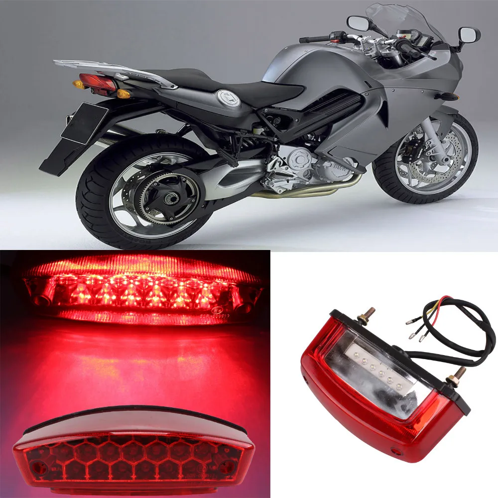 Universal Motorcycle LED Brake Tail Light Turn Signal