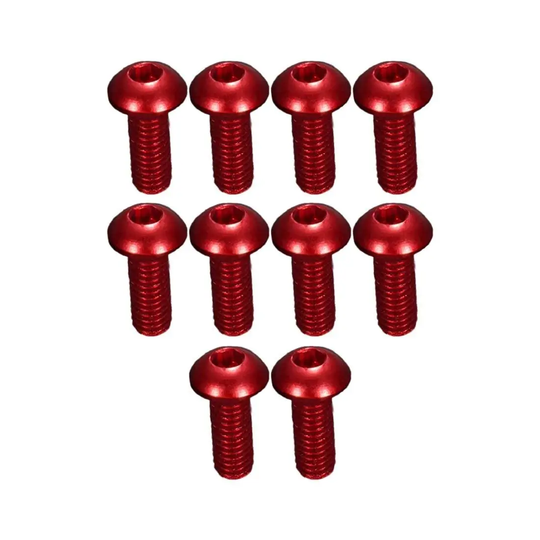 Plain Finish Pack of 1 Flange Socket Cap Head 0.164 Shoulder Diameter Hex Socket Drive Made in US Aluminum Prairie Bolt 3//4 Grip Length #8-32 Thread Size