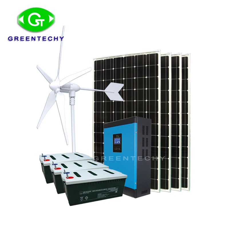 5kw Off Grid Hybrid Solar Wind Power Systemuse Wind And Solar Power Take The Home Loadfree Electricity Buy Wind Solar Hybrid Systemportable Wind