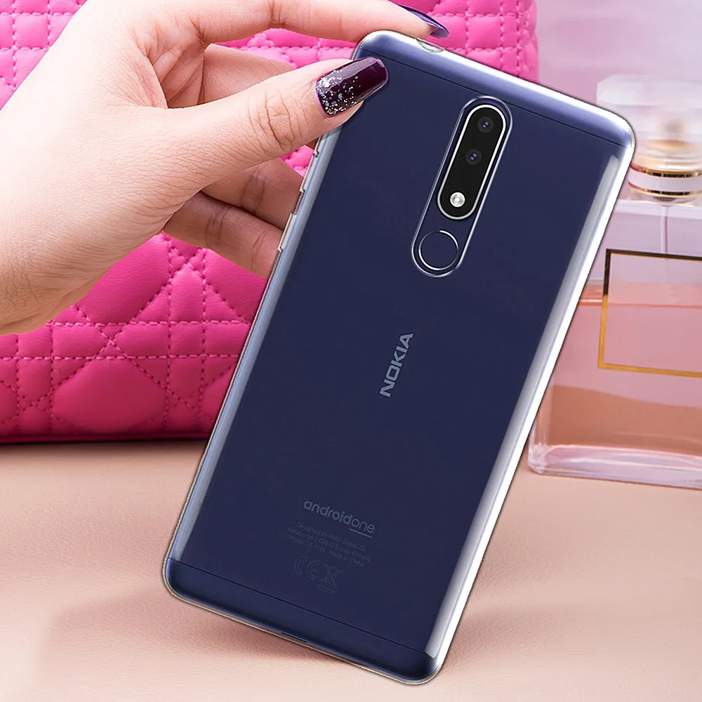 
Ultra Thin Transparent Clear TPU Mobile Phone Case For Nokia 9 7.2 6.2 