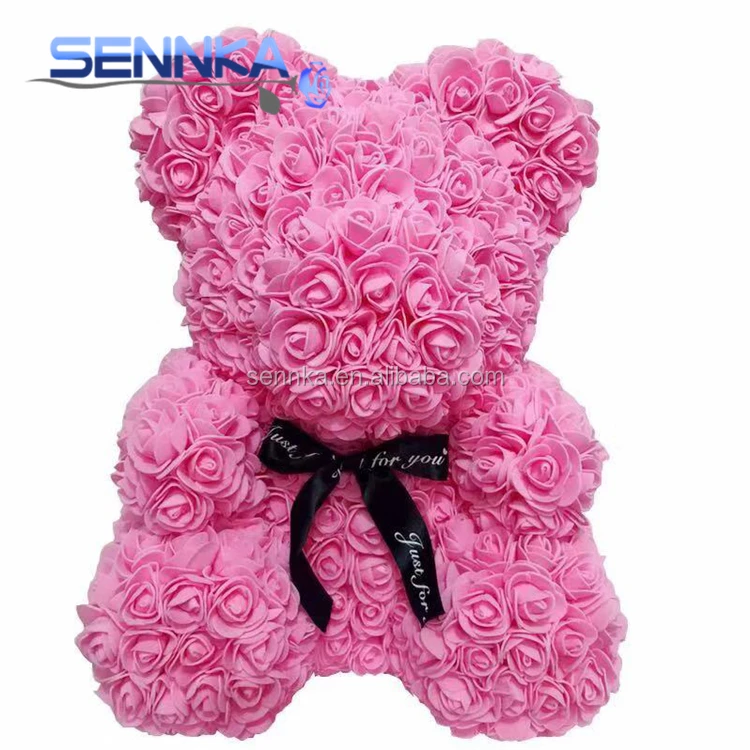 preserved rose teddy bear