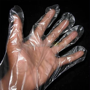 disposable pe waterproof gloves