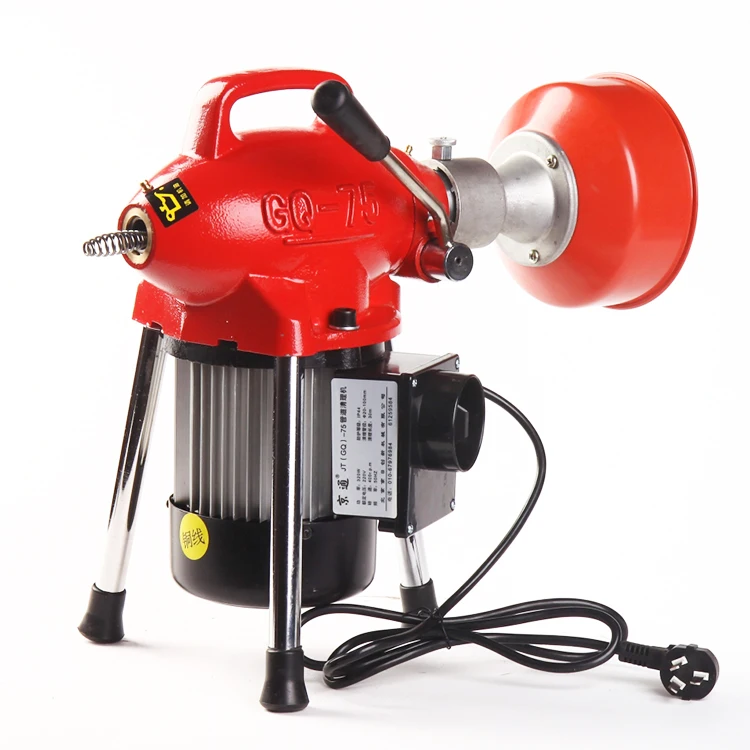 
Jingri industrial electric sewer snake pipe drain cleaning machine 