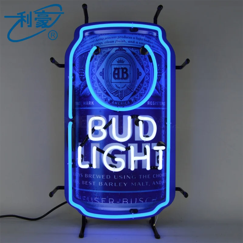 LIHAO outdoor neon advertising billboard neon glass tubing