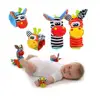 Infant Baby Socks And Hand Wrist Soft Toy