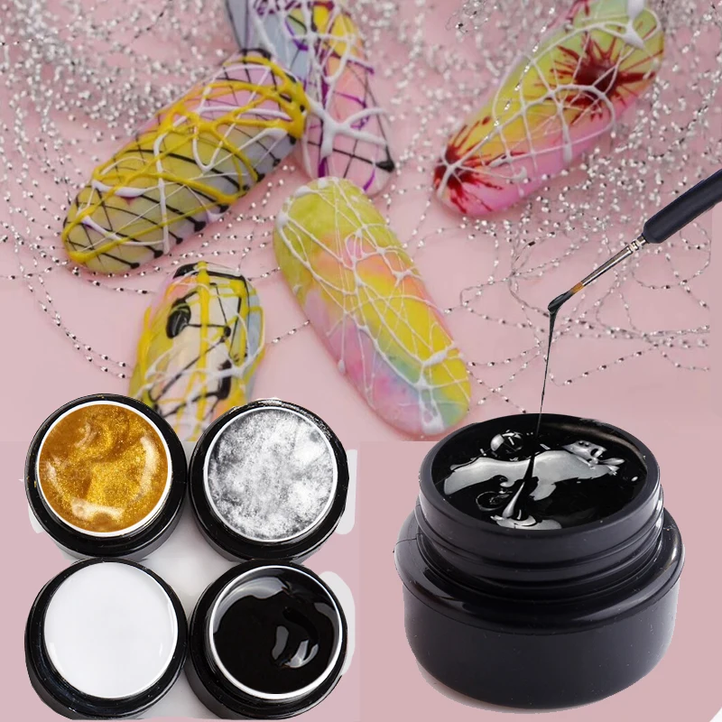 

BIN 5G art design dotting Dotting Elastic Spider Gel nail gel