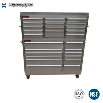 54 Inch Heavy Duty Stainless Steel Tool Chest Tool Box Tool Cabinet