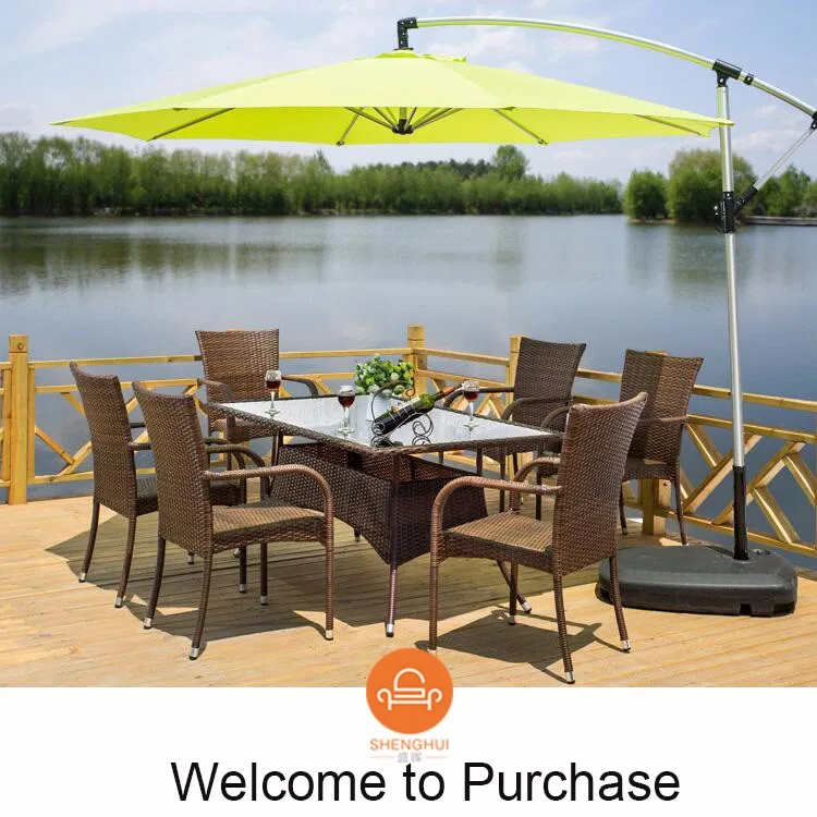 Glass Top Dining Tables And Chairs Outdoor Pe Rattan/wicking Buy