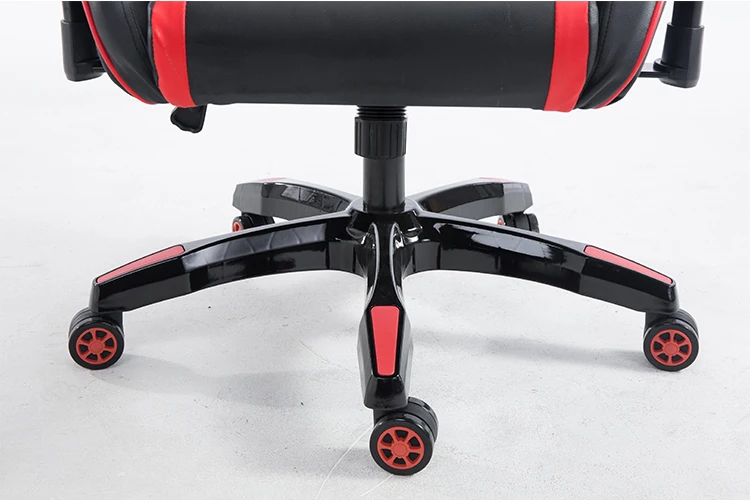 New Product Sliding Red Best Nylon Gaming Chair Computer With Wheels