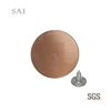 New Fashion Round Smooth Rose Gold Metal Jeans Button Style: 120026JB
