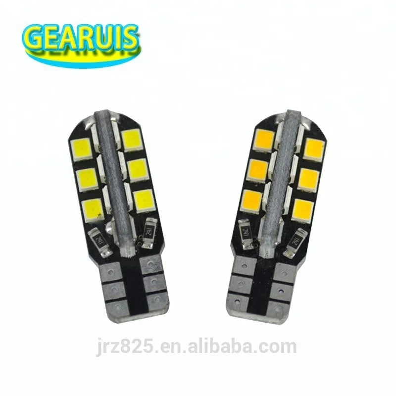 

W5W T10 Canbus 24 SMD 2835 LED No error 24SMD 194 168 501 LED For car clearance light white blue yellow green DC 12V, Pure white