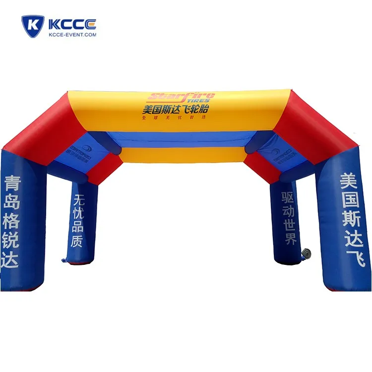 8M Big Size Custom Printed Event Promotion Racing Start and Finish Inflatable Archway