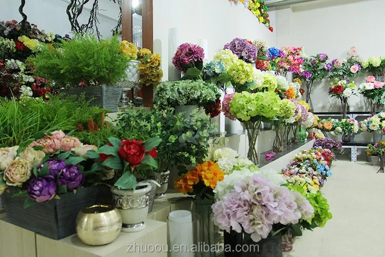 Zero Ashland Artificial Flowers Hydrangea Head Artificial Flower