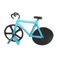 

Stainless Steel Bike Pizza Slicer Cutter Wheel With Promotional Bicycle Pizza Cutter