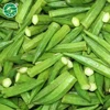 New season BRC certified IQF frozen okra whole cut slice hot sale