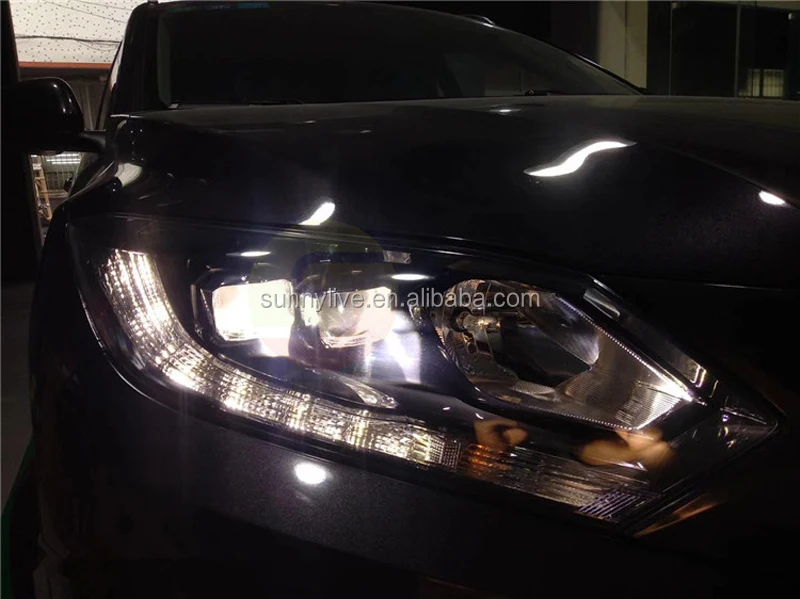 LED headlight For HONDA HRV HR-V for Vezel Head Lamp 2015-2017  year Black Housing LF