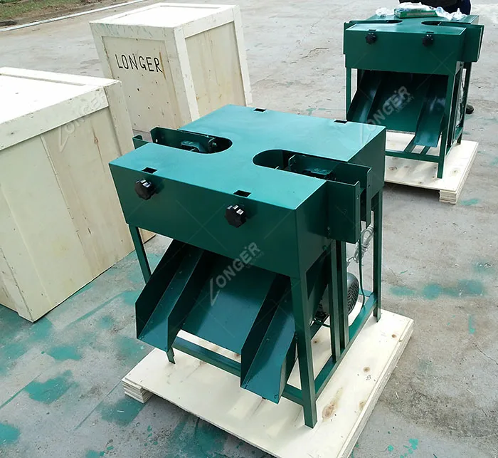 新鲜大蒜切根机 | 半自动大蒜叶和根刀