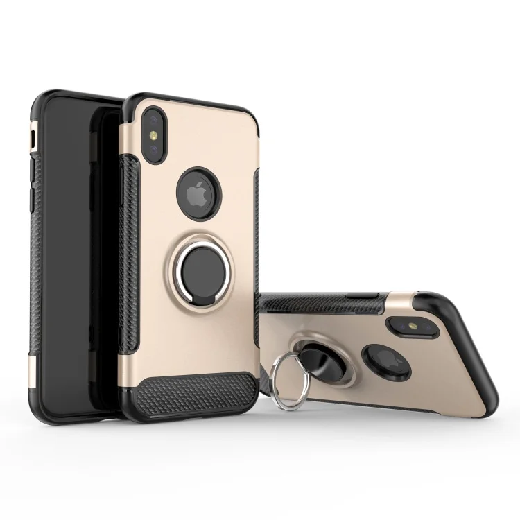 

3 in 1 Ultra Thin Carbon fiber phone case for iphone X bumper case