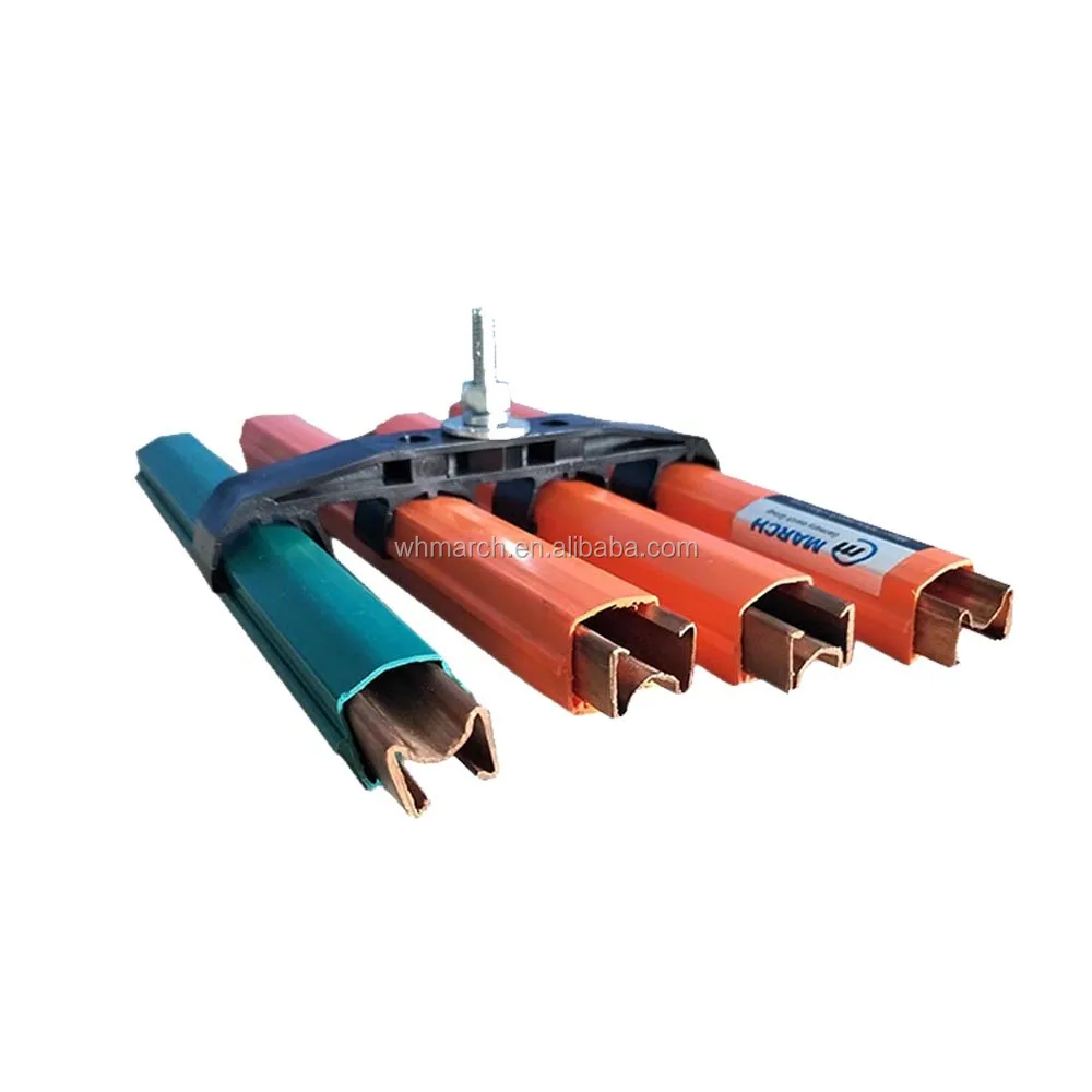 PVC housing insulated copper conductor bus bar