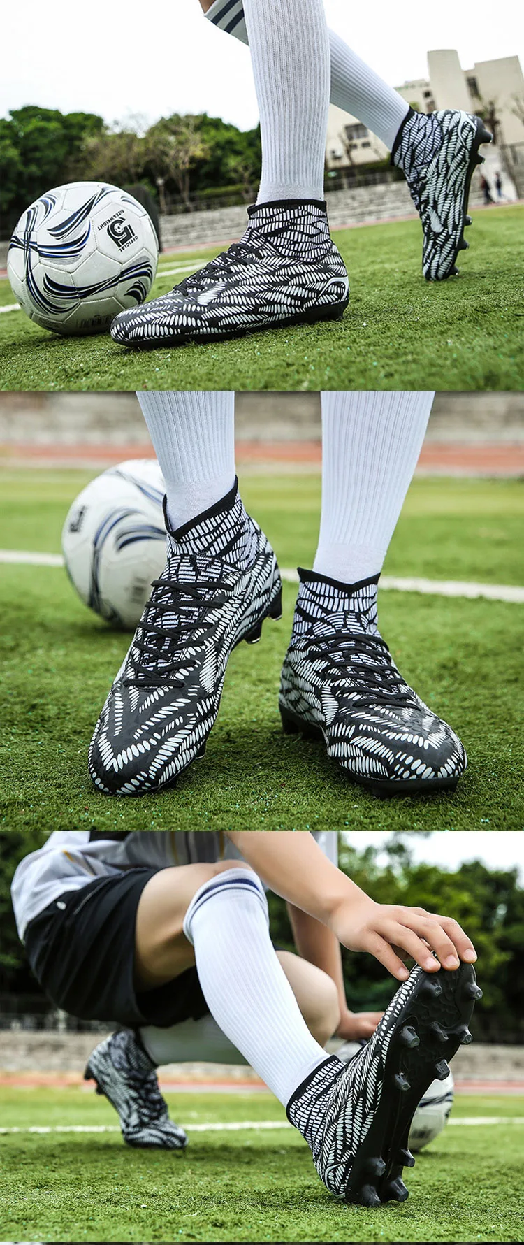 High Quality Breathable Sport Football Shoes Outdoor Soccer Shoes High