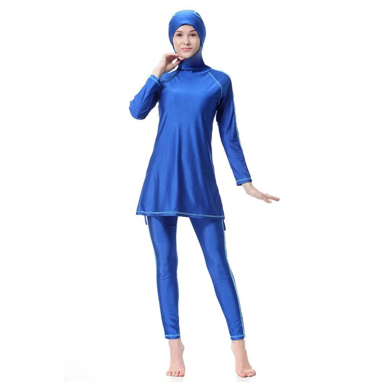 

Wholesale custom design long sleeve full cover swim suit muslim wear, Picture