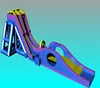 World's biggest screamer dropkick water slide, cyclone adult water slide inflatable with pool, jumbo water slide inflatable