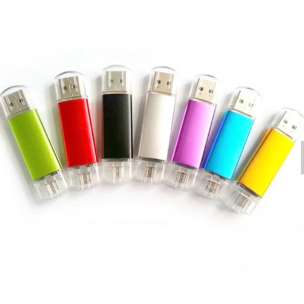 Double Use Android OTG USB Flash Drive Pen Drive 4gb 8gb 16gb 32gb 64gb 128gb USB 2.0 Pendrive Flash Drive Micro USB Stick - ANKUX.COM