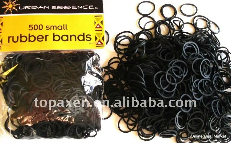 small black elastic bands