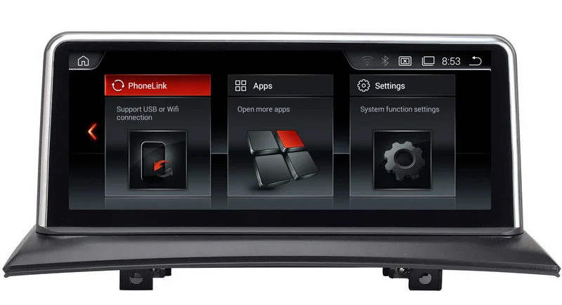 Discount ID6 10.25" Android 7.1 Car Multimedia Player GPS Navigation for BMW X3 E83 2004-2009 with BT DVD SD USB AUX WiFi 4Core 1280*480 4