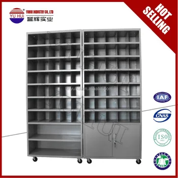 Metal Medicine Locker Cabinet With Small Dividers Lockable