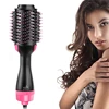 Professional Hair Dryer Brush 2 In 1 Hair Straightener Curler Comb Electric Blow Dryer