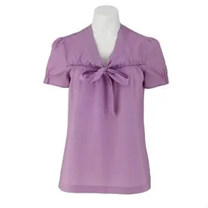 blusa lila mujer