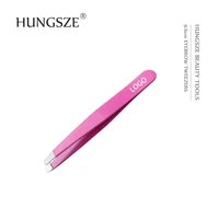 

pink eyelash extension tweezers private label