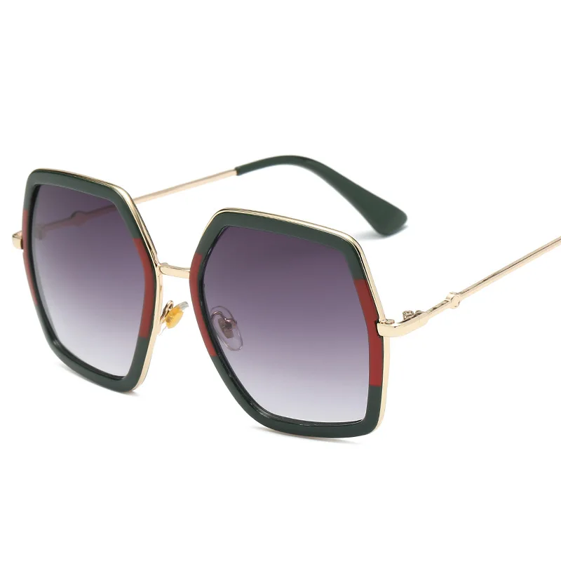 

2019 New Design Personality Large Frame Metal Shades Sunglasses
