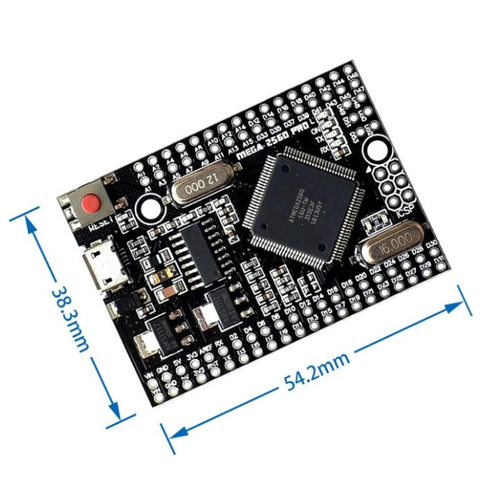 Принципиальная схема atmega2560