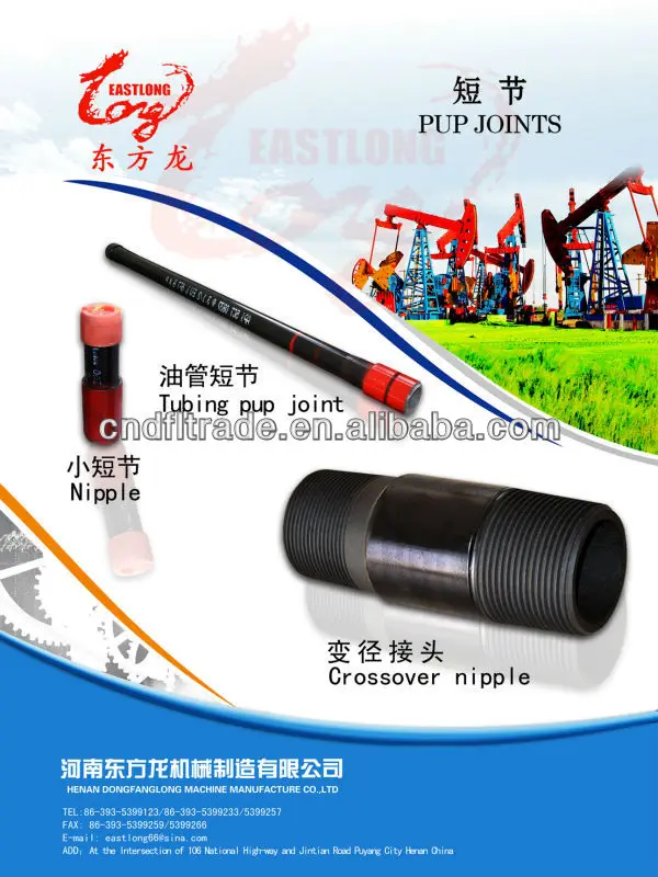 Api 5ct Oil Well Pup Joint From Henan China With Connection Pipe Buy Pup Joint Pipe Api 5ct Pup Joint Api Nipple Product On Alibaba Com