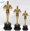 Top quality metal gold schelpture status trophy for souvenir